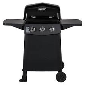 lot 10166 image: Dyna-glo Dgc310cnp-d 3-burner Open Cart Propane Gas Grill, Black