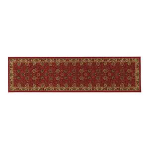 lot 10407 image: Ottomanson Ottohome Collection Traditional Persian Oriental Floral Design Non-Slip Rubber Backing Area or Runner Rug, Red