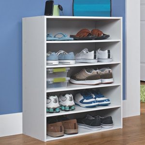 lot 10436 image: ClosetMaid 5 Shelf Stackable Organizer