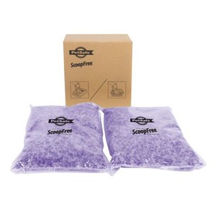 lot 10442 image: PetSafe ScoopFree Crystal Litter, Lavender, 2-Pack