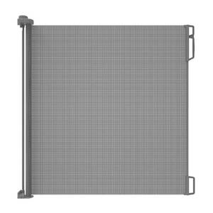 lot 10452 image: Perma Extra Tall & Extra Wide Outdoor Retractable Gate, Up to 71 in. W, Gray