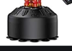 lot 10449 image: Punching bag Base RW081211 BASE AND GLOVES ONLY