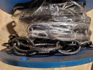 lot 141 image: ANTIQUE SILVER DECORATIVE CHAIN (APPROX. 30-)