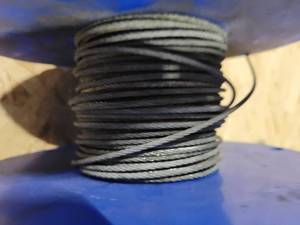 lot 143 image: 332 AIRCRAFT QUALITY WIRE ROPE (APPROX. 50 -)
