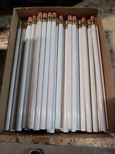 lot 175 image: (106) WHITE WOODEN PENCILS