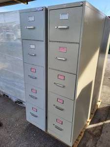 lot 278 image: 2) 5-DRAWER FILING CABINETS