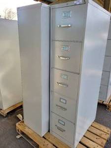 lot 279 image: 2) 5-DRAWER FILING CABINETS