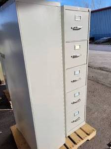 lot 281 image: 2) 5-DRAWER FILING CABINETS