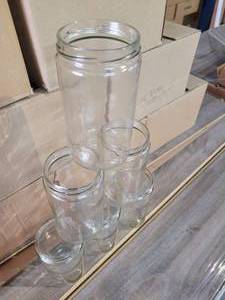 lot 267 image: 120 QTY OF NEW GLASS JARS
