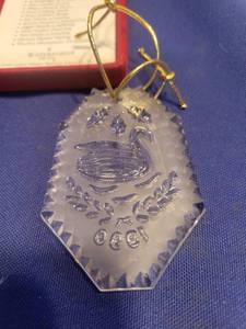 lot 4979 image: Is Waterford crystal ornament