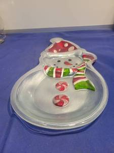 lot 4990 image: Snowman dish
