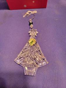 lot 5014 image: Waterford crystal ornament