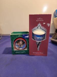 lot 5025 image: Two Hallmark keepsake Ornament
