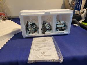lot 5028 image: The Bradford editions of Thomas Kincaid Winter memories with certificate of authenticity