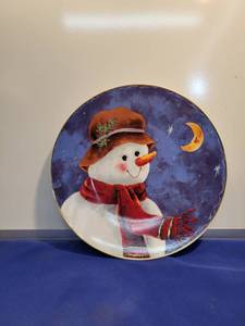 lot 5071 image: Snowman platter