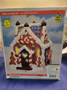 lot 5097 image: ready to paint kit Kit contains figure Paint starter brush and cord and socket Untested paint may be old