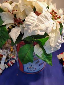lot 5161 image: Can of white pointsetters
