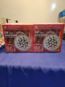 lot 5165 image: 2 100 light super sphere 6 lighted diameter New inbox