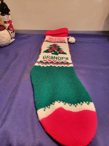 lot 5181 image: Grandpa Christmas stocking