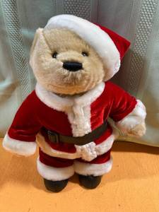 lot 6964 image: Christmas bear 14 inches tall