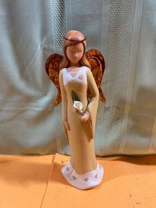 lot 6965 image: Christmas Angel 14 inches high 5 inches wide