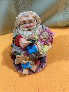 lot 6979 image: Crinkle clause Christmas ornament