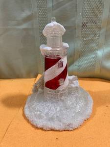lot 7019 image: Lighthouse laid up and tested 8 inches tall six wide