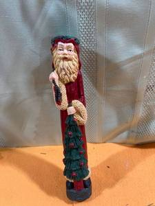 lot 7026 image: 11 12 inch SANTA candleholder