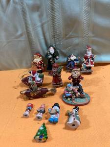 lot 7044 image: Assorted Santa��s and misc