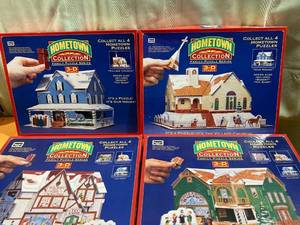 lot 7056 image: Hometown collection 3-D puzzles 1 new 3 open