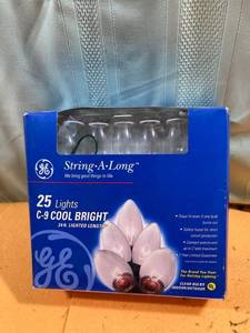 lot 7077 image: String along 25 lights see no cool bright 24 feet long