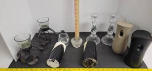 lot 1705 image: Candles, candles stick holders & (2) airwick automatic spray