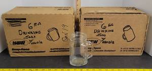 lot 1713 image: (12) Core glassware drinking jars whandles