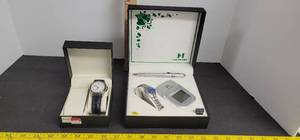 lot 1724 image: (2) Watches in boxes