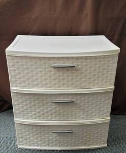 lot 1768 image: Sterilite 3 drawer organizer 21 12 W x 15 12 D x 24 H