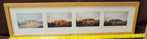 lot 1794 image: Sunset Ayers rock Australian outback wall art