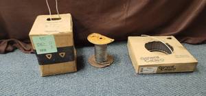 lot 1840 image: (2) Rolls of 24 AWG Station wire unknown FT& various wire