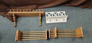 lot 1893 image: (2) Wall shelfs & (2) adjustable corner shelfs