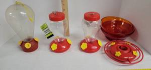 lot 1896 image: Humming bird feeders