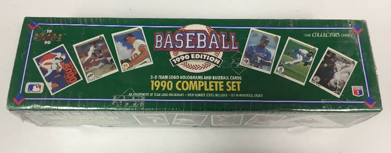 lot 1065 image: 1990 Upper Deck Baseball Factory Sealed Complete Set - Factory Sealed Sets Are Hot - Factory Sealed  2xs Book Value