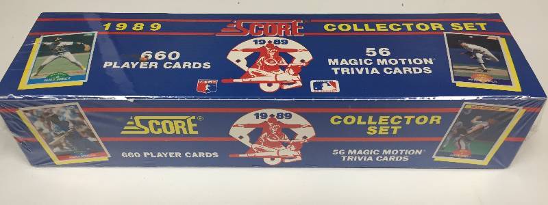lot 1066 image: 1989 Score Baseball Factory Sealed Complete Set - Factory Sealed Sets Are Hot - Factory Sealed  2xs Book Value
