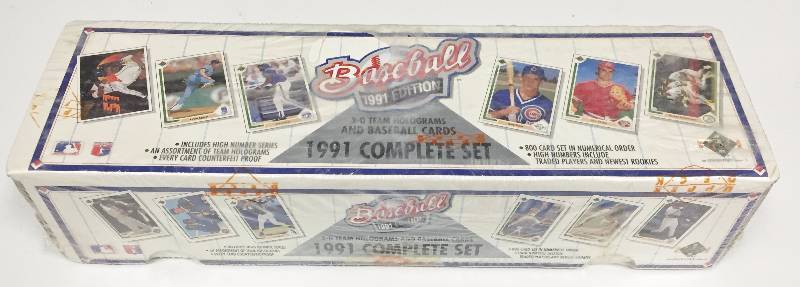 lot 1067 image: 1991 Upper Deck Baseball Factory Sealed Complete Set - Factory Sealed Sets Are Hot - Factory Sealed  2xs Book Value