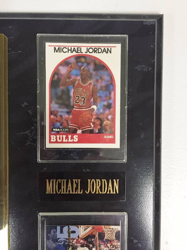Michael Jordan Plaque Card