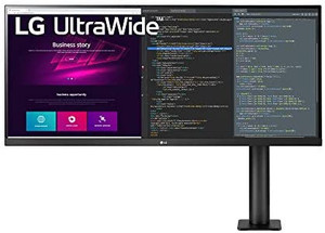 lot 3668 image: LG 34WN780-B 34-inch 21 9 QHD (3440 x 1440) Ultrawide Monitor, IPS Screen, HDR10, AMD FreeSync, Virtually Borderless Design, Ergo Stand