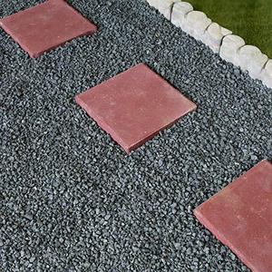 lot 3701 image: Margo Garden Products 30lbs Bag Rainforest Gravel, Black