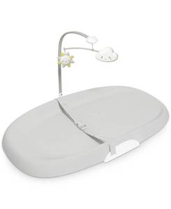 lot 3715 image: Skip Hop Cushioned Diaper Changing Pad in Light Grey