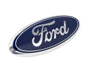 lot 3747 image: Ford Blue Oval Grille Emblem 9 x 3.5