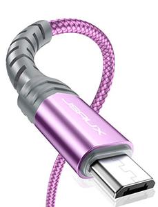 lot 3752 image: Micro USB Cable Android Charger, JSAUX (6.6FT) Micro USB Android Charger Cable Nylon Braided Cord Compatible with Galaxy S7 S6 J7 Edge Note 5, Kindle. MP3 and More-Purple