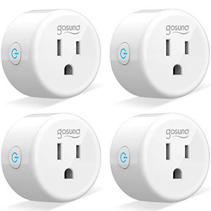 lot 3796 image: Gosund Smart Plug Works with Alexa and Google Home, APP Control & Timer Function, No Hub Required,ETL FCC Listed (4 Pack)