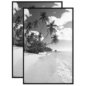 lot 5144 image: MCS 65548 2-Pack Original Poster Frame, 22.38 by 34-Inch, Black
